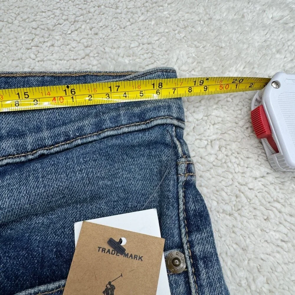 Polo Ralph Lauren Women's High Rise Skinny Indigo Jean Denim Pants, Size 33 NWT - Picture 11 of 12